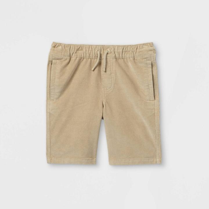 Boys' Corduroy Pull-on Shorts - Cat & Jack Beige