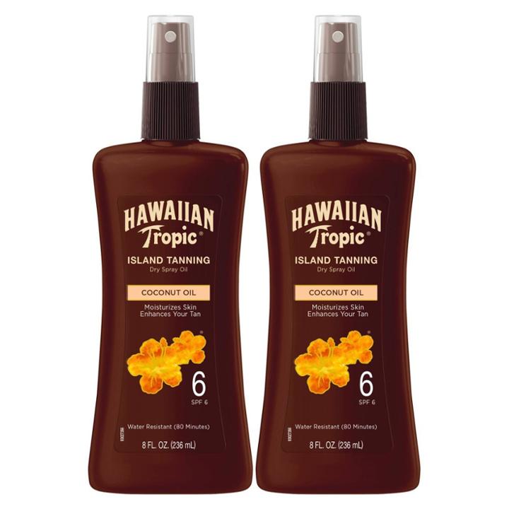 Hawaiian Tropic Tanning Oil Pump Spray - Spf