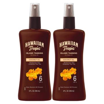 Hawaiian Tropic Tanning Oil Pump Spray - Spf