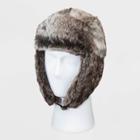 Men's Faux Fur Trapper Hat - Goodfellow & Co Cream One Size, Ivory