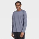 Men's Long Sleeve Run T-shirt - All In Motion Navy