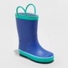Toddler Boys' Sandy Rain Boots - Cat & Jack Navy 5, Toddler Boy's, Blue
