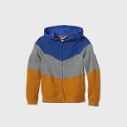 Boys' French Terry Colorblock Hoodie - Cat & Jack Blue/gray/yellow
