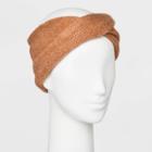 Women's Knit Winter Headband - Universal Thread Orange One Size, Women's, Calm Orange