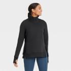 Women's Quilted Pullover Sweatshirt - All In Motion Black
