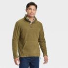Men's Regular Fit Polar Fleece  Zip Sweatshirt - Goodfellow & Co Green