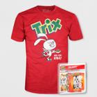 Kids' Funko Trix Rabbit Short Sleeve T-shirt With Toy - Red Xs, Kids Unisex