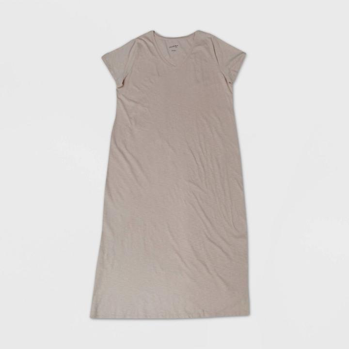 Women's Plus Size Short Sleeve Dress - Universal Thread Blush