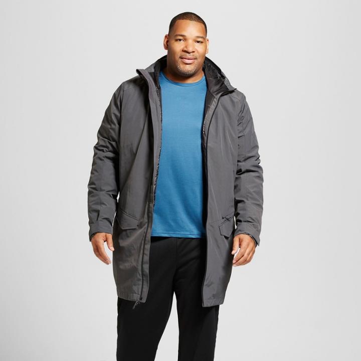 Men's Big & Tall Arctic Parka - C9 Champion Railroad Gray Xl-tall,