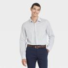 Men's Slim Fit Poplin Long Sleeve Button-down Shirt - Goodfellow & Co