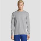 Hanes Men's Long Sleeve Beefy T-shirt - Light Steel 2xl,