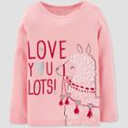 Toddler Girls' Llama Love T-shirt - Just One You Made By Carter's Pink