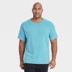 Men's Short Sleeve Seamless T-shirt - All In Motion Turquoise