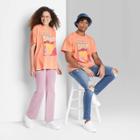 Short Sleeve Oversized T-shirt - Wild Fable Peach Orange
