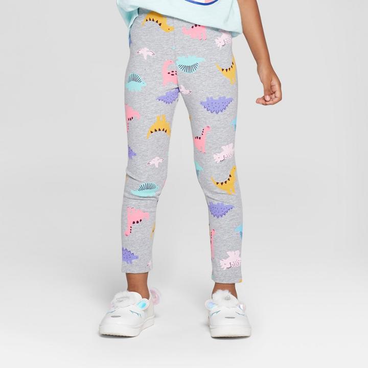Toddler Girls' Leggings - Cat & Jack Heather Gray