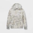 Boys' Fleece Hooded Sweatshirt - All In Motion White