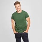 Target Men's Standard Fit Crew Short Sleeve T-shirt - Goodfellow & Co Banyan Tree Green