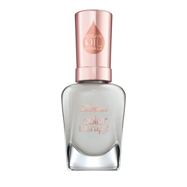 Sally Hansen Color Therapy Nail Polish - 112 Namas Grey - 0.5 Fl Oz, Adult Unisex