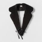 Women's Faux Sherpa Collar - Universal Thread Black