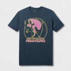 Men's Short Sleeve Pink Floyd Crew T-shirt - Navy Heather