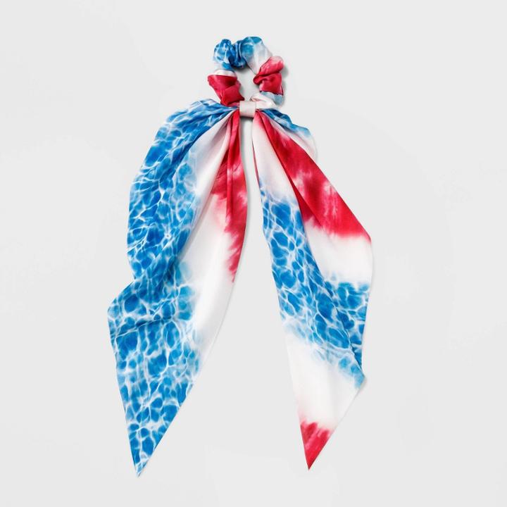 No Brand Americana Tie-dye With Tail Hair Twister
