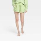 Women's French Terry Shorts 3.5 - All In Motion Lime Green