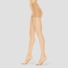 Hanes Premium Women's Perfect Nudes Control Top Silky Ultra Sheer Pantyhose - Buff