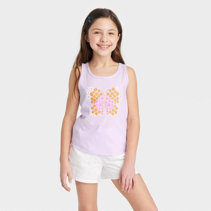 Girls' Graphic Tank Top - Cat & Jack