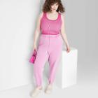Women's High-rise Fleece Sweatpants - Wild Fable Mauve