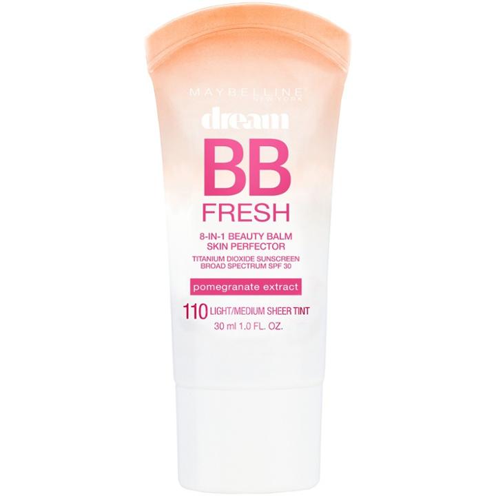 Maybelline Dream Fresh Bb 110 Light Medium 1 Fl Oz, Adult Unisex