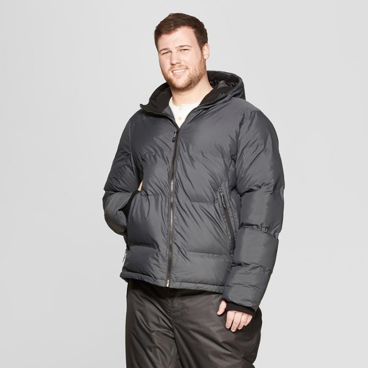 Men's Big & Tall Puffer Jacket - C9 Champion Charcoal Gray Xxxl