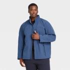 Men's Big & Tall Softshell Fleece Jacket - All In Motion Navy