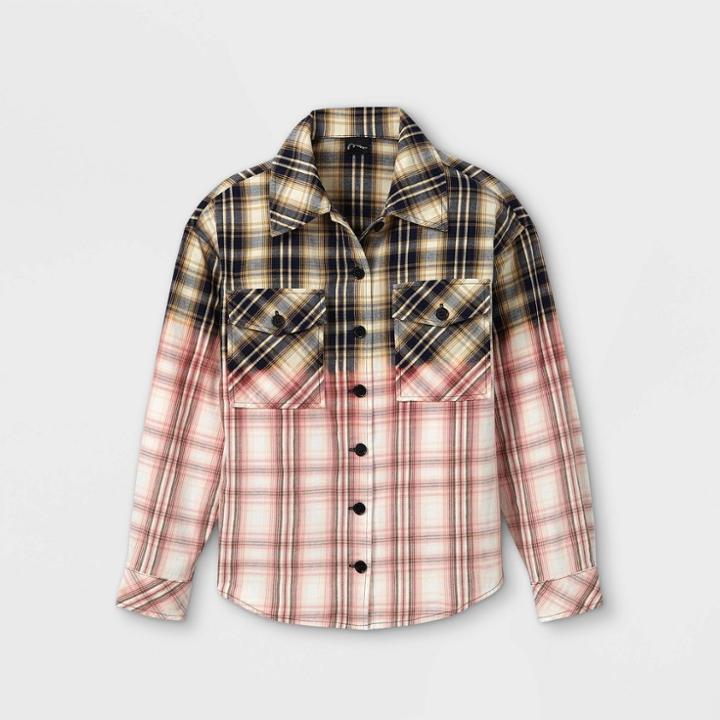 Girls' Flannel Sweatshirt - Art Class Pink