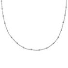 Target Women's Singapore Chain With 2mm Beads In Sterling