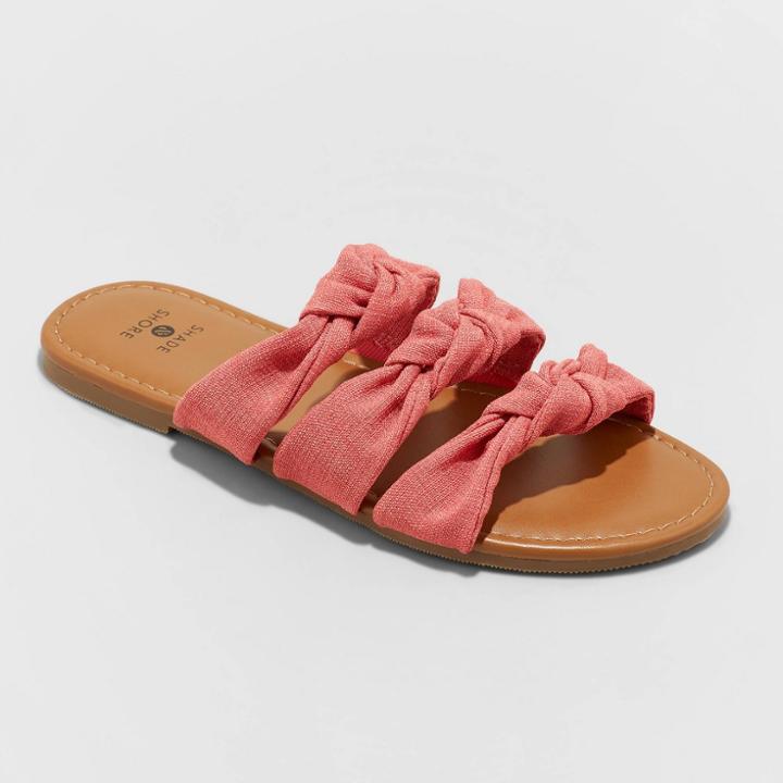 Shade & Shore Women's Maddie Knotted Slide Sandals - Shade &
