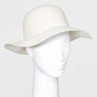Women's Cotton Rope Fedora Hats - A New Day Natural One Size, Women's, Beige