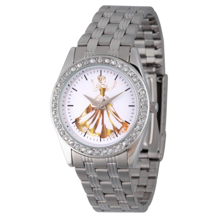 Women's Disney Princess Cinderella Silver Alloy Watch - Silver,