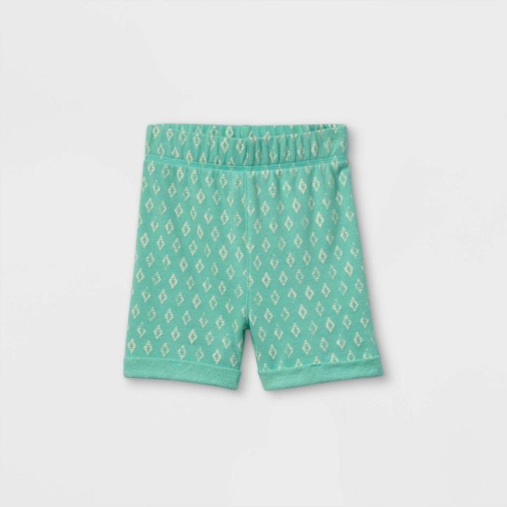 Toddler Boys' Diamond Pull-on Shorts - Art Class Teal