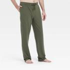 Men's Big & Tall 32 Knit Pajama Pants - Goodfellow & Co Olive Green