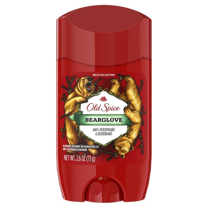 Old Spice Wild Bearglove Scent Invisible Solid Antiperspirant And Deodorant For