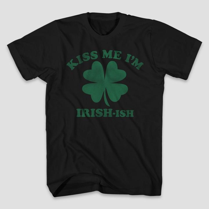 Mad Engine Men's Short Sleeve Irish-ish Graphic T-shirt - Black