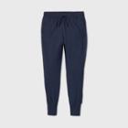 Girls' Soft French Terry Jogger Pants - All In Motion Navy Heathr