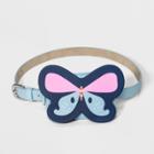 Girls' Butterfly Pouch Belt - Cat & Jack Blue
