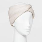 Women's Knit Winter Headband - Universal Thread Cream, Size: