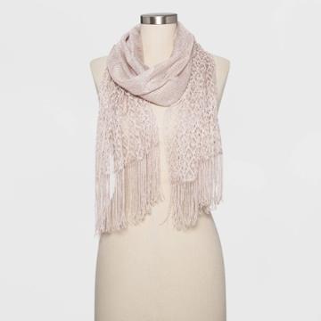 Estee & Lilly Mesh Shimmer Wrap - Pink