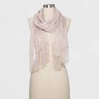 Estee & Lilly Mesh Shimmer Wrap - Pink