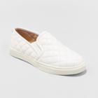 Women's Reese Wide Width Slip On Sneakers - Mossimo Supply Co. White 8.5w,