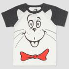 Toddler Boys' Dr. Seuss The Cat In The Hat Short Sleeve T-shirt - Black/white