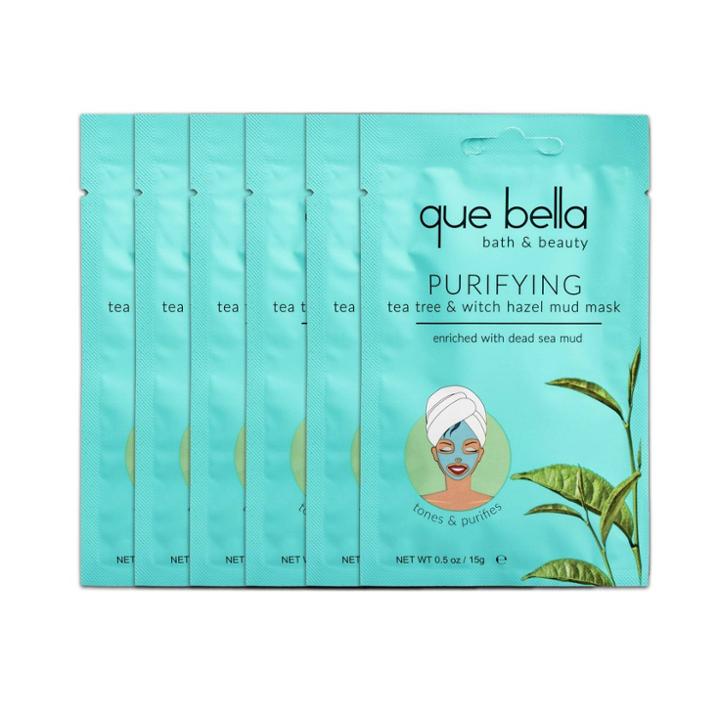 Que Bella Purifying Tea Tree Mud Face Mask Pack