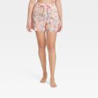 Women's Abstract Print Simply Cool Pajama Shorts - Stars Above Pink